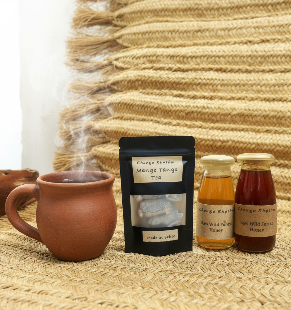 Organic Mango Tea & Honey Gift Set