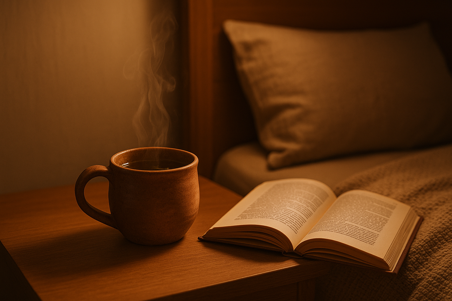 Bedside Tea Scene