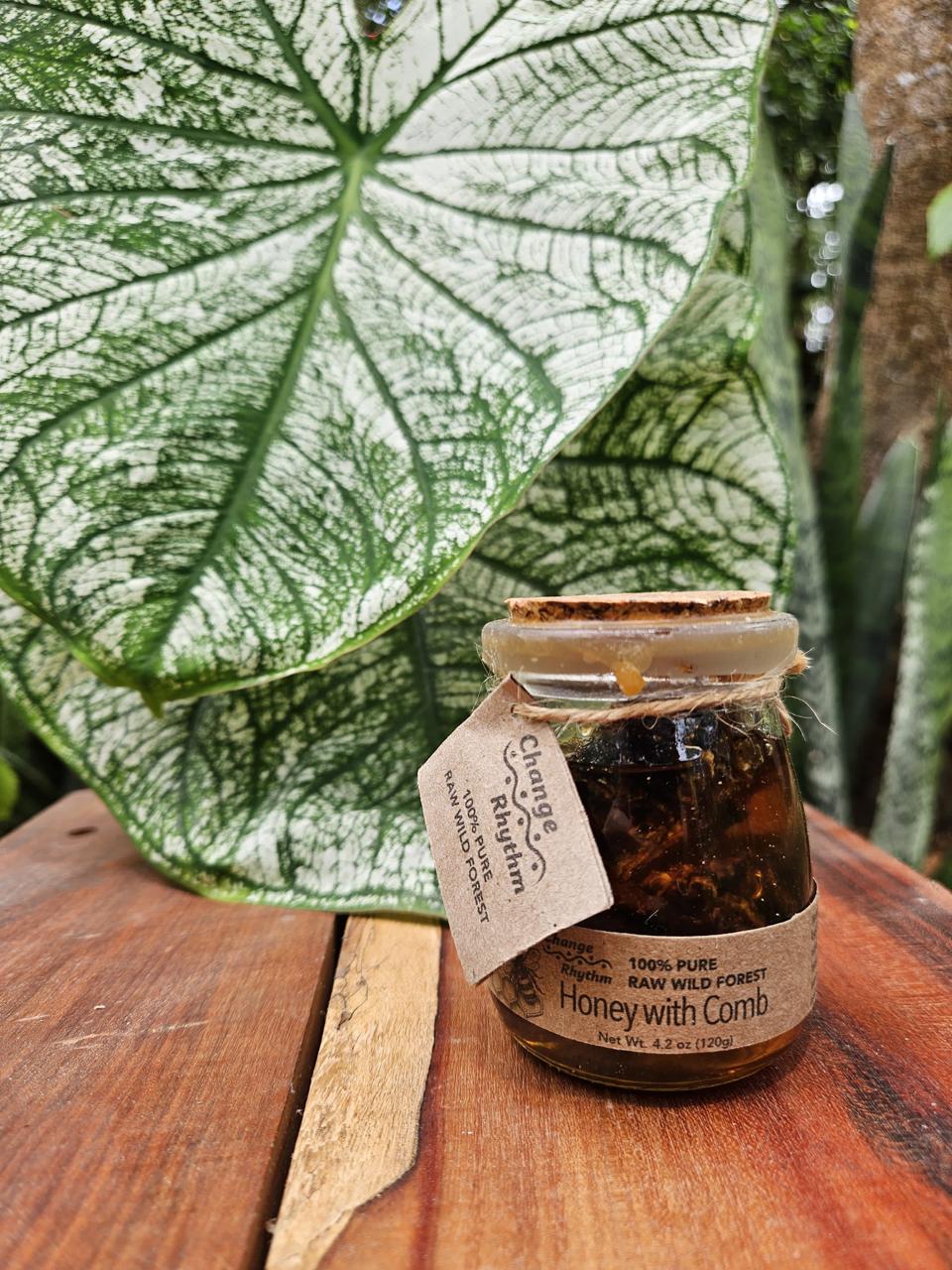 Raw Wild Forest Honey With Comb