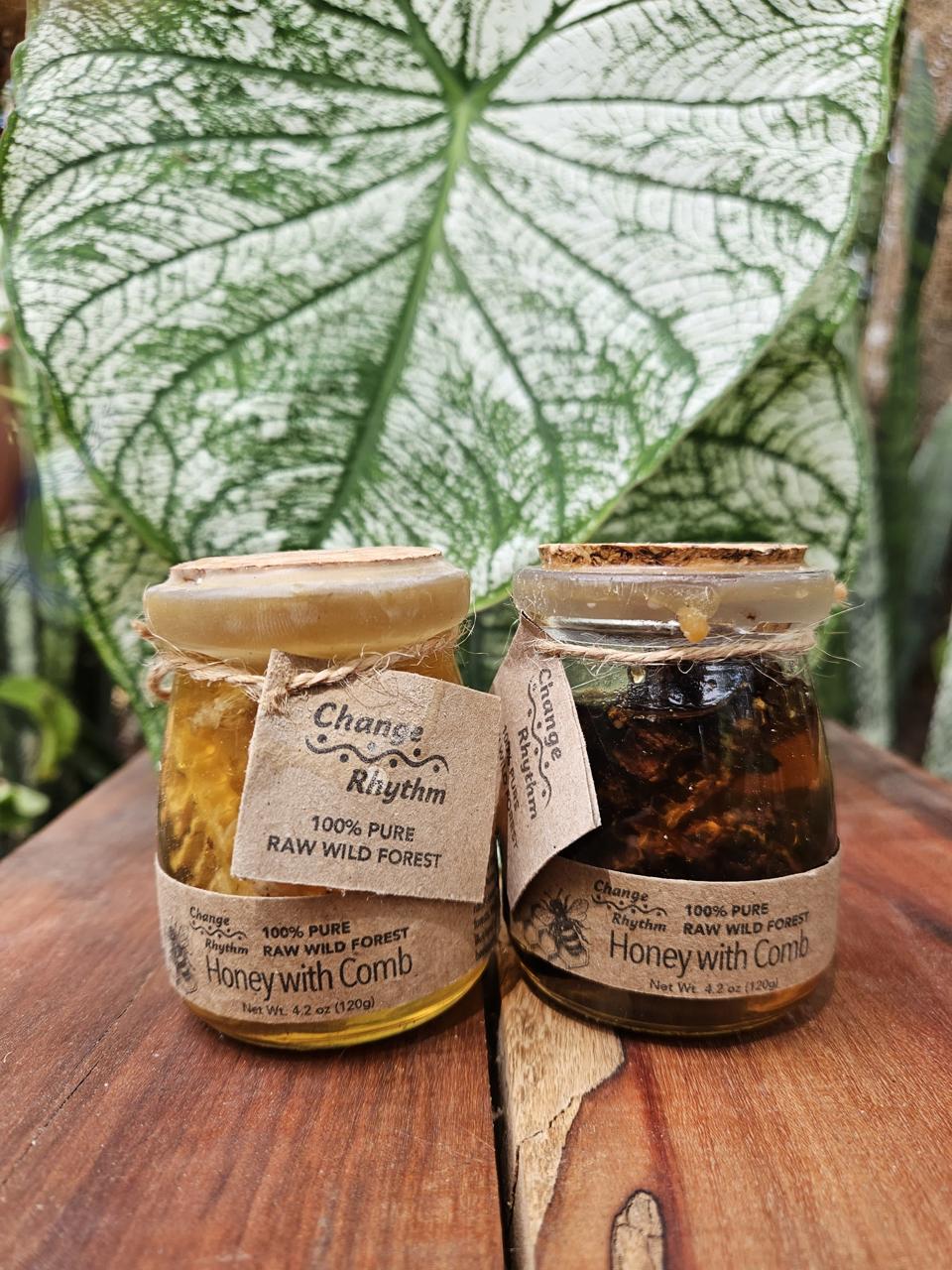 Raw Wild Forest Honey With Comb