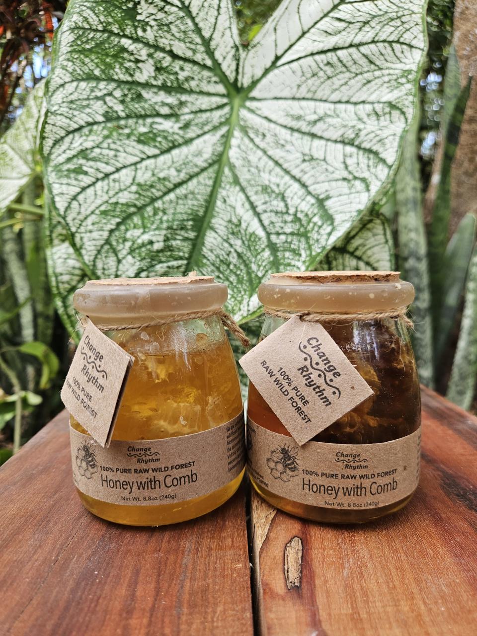 Raw Wild Forest Honey With Comb