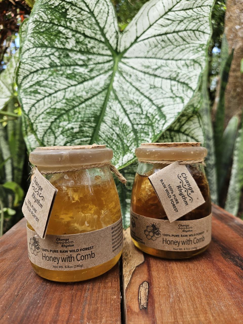 Raw Wild Forest Honey With Comb